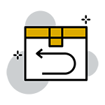 This is an icon of a return as Beyond Delights offers easy returns on products sold through its website as long as it's an eligible return.