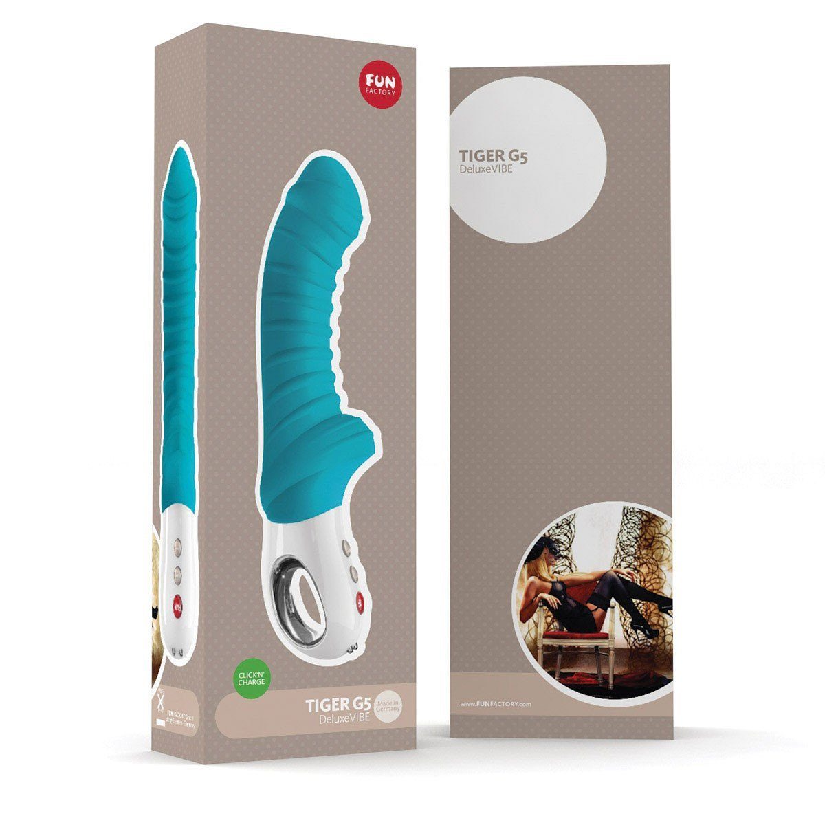 Fun Factory Tiger G5 Hand-Held Vibrating Dildo | Beyond Delights Fun Factory Tiger G5 Hand-Held Vibrating Dildo | Beyond Delights
