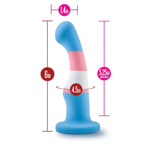 True Blue Pride Avant Dildo free shipping - Beyond Delights