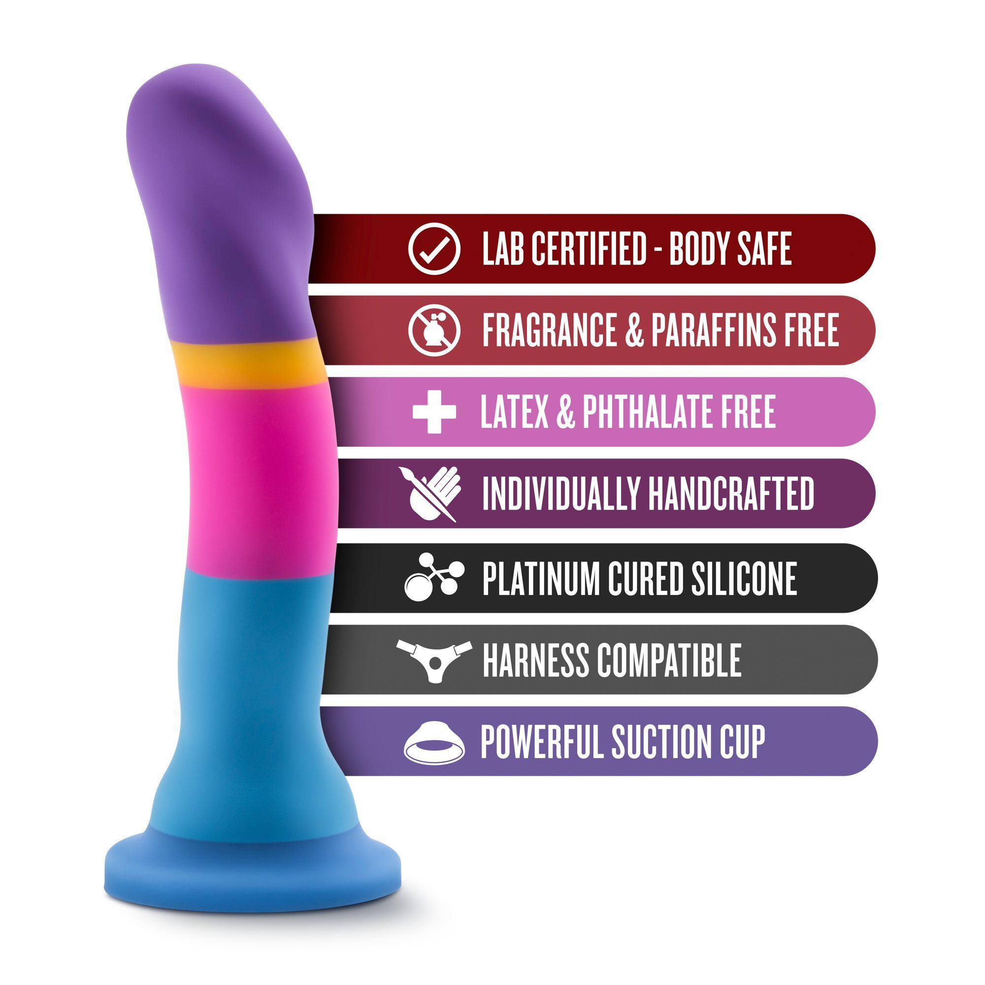 Blush Avant Dildo - D1 - Hot "N" Cold | Beyond Delights Blush Avant Dildo - D1 - Hot "N" Cold | Beyond Delights