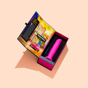 blush novelties impressions havana pink vibrating dildo in box
