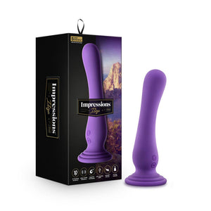 Impressions Ibiza Vibrating Dildo - Plum